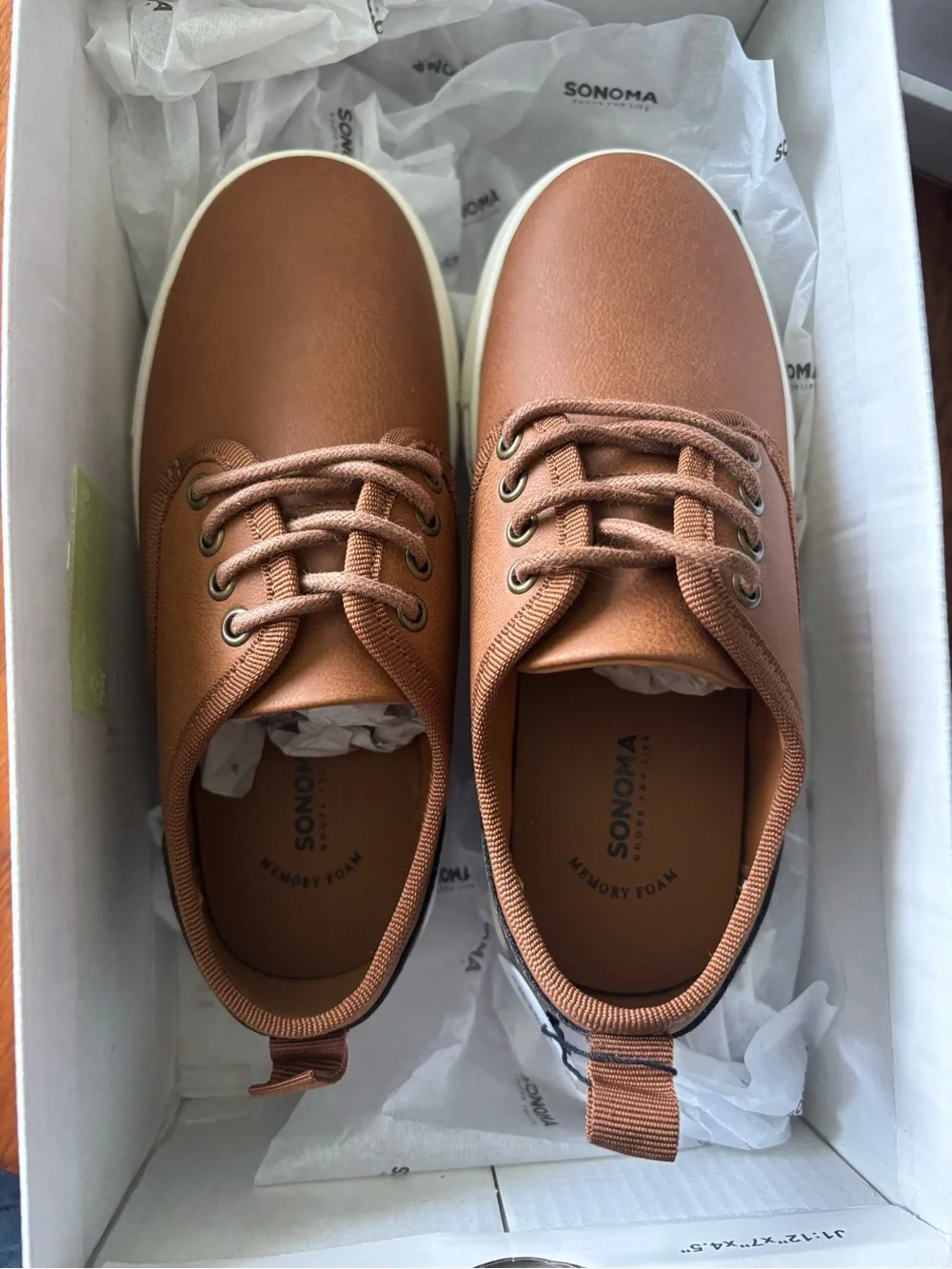 Kohl's Sonoma Kids Brown Lace-Up Sneakers